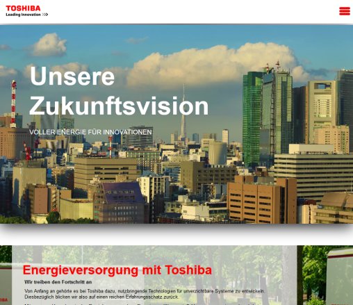 Toshiba Deutschland   Toshiba Toshiba Europe GmbH öffnungszeit