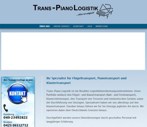 Trans Piano Logistik   Klaviertransport | Flügeltransport | Pianotransport | Umzüge | Delmenhorst  Bremen  Hamburg  Hannover  öffnungszeit