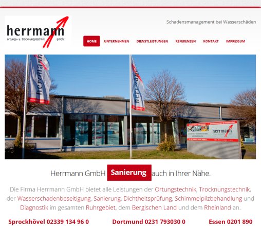 Herrmann GmbH in Dortmund   Ortungs  und Trocknungstechnik  öffnungszeit