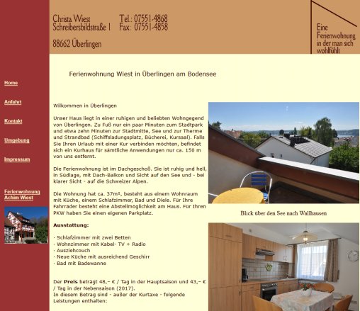 Ferienwohnung Überlingen | Ferienwohnung Wiest | Ferienwohnungen Bodensee.de Erfahrung Ferienwohnung Überlingen | Ferienwohnung Wiest | Ferienwohnungen Bodensee.de Öffnungszeit