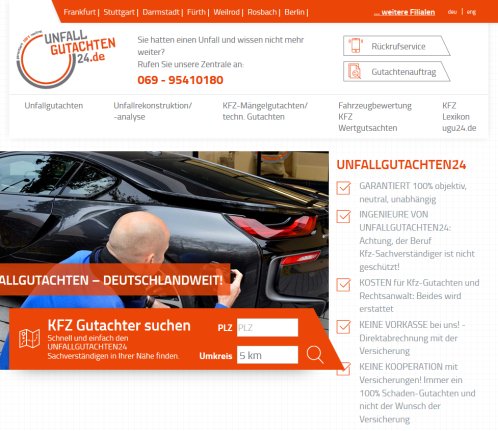 Fahrzeugbewertung und Ihr KFZ Sachverständiger in Frankfurt und Berlin   ugu24  kostenvoranschlag24.eu  öffnungszeit
