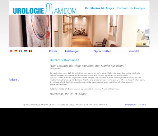 UROLOGIE AM DOM | Dr. Marius M. Anger | München Zentrum | Facharzt für Urologie Erfahrung UROLOGIE AM DOM | Dr. Marius M. Anger | München Zentrum | Facharzt für Urologie Öffnungszeit