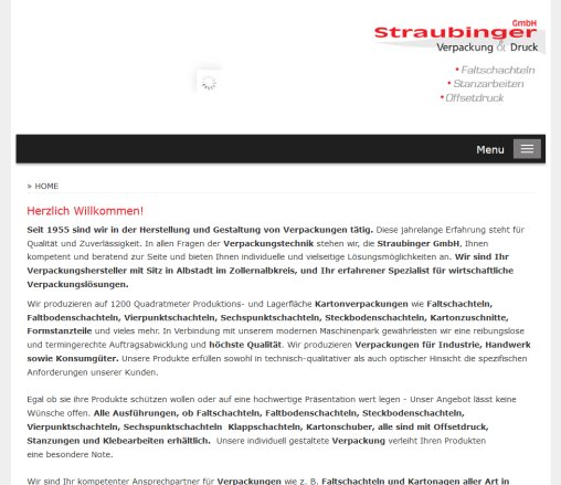 Straubinger GmbH  Verpackungen  Druck  72461  Albstadt  Zollernalbkreis  Stanzen  Kleben  Verpackungshersteller  Offsetdruck  Lohnkleben  Schachteln  Karton  prägen  rillen  Prospekte  Etiketten  Verpackung  Druckerei  Fefco  Tailfingen  Ebingen  Balingen   Startseite Straubinger GmbH öffnungszeit