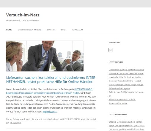Versuch im Netz | Versuch im Netz Geld zu verdienen Erfahrung Versuch im Netz | Versuch im Netz Geld zu verdienen Öffnungszeit