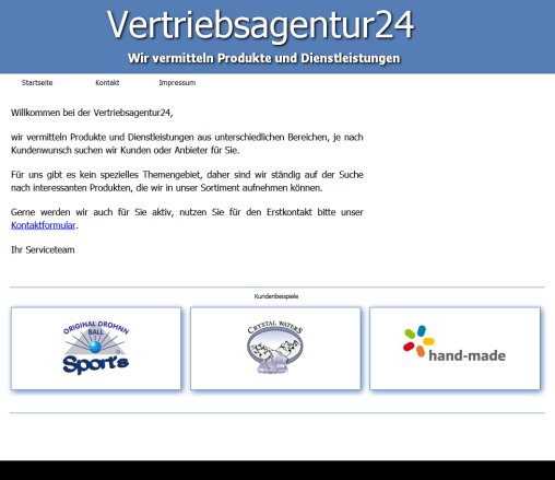Vertriebsagentur24 Wir vermitteln Produkte und Dienstleistungen Erfahrung Vertriebsagentur24 Wir vermitteln Produkte und Dienstleistungen Öffnungszeit