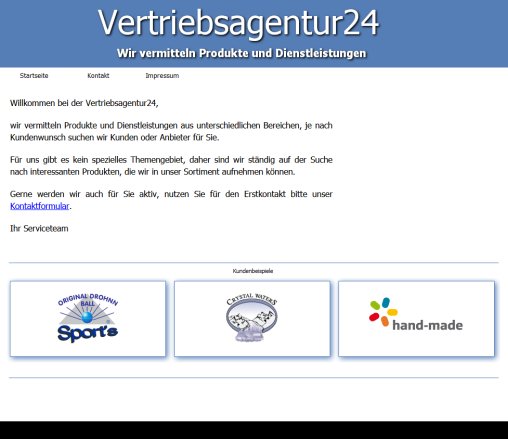 Vertriebsagentur24   Wir vermitteln Produkte und Dienstleistungen  öffnungszeit