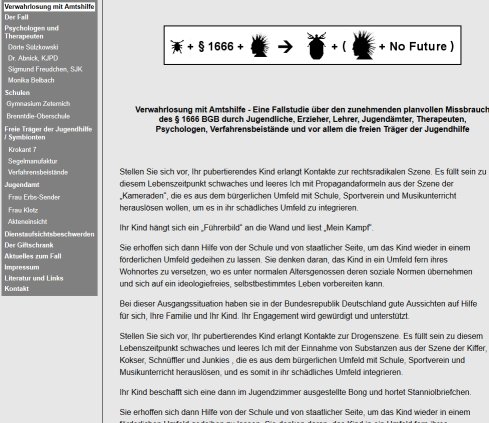 Verwahrlosung unter den Fittichen des Jugendamtes: Eine Fallstudie  öffnungszeit