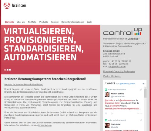 Startseite   braincon GmbH braincon GmbH öffnungszeit