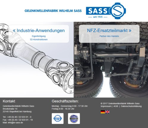Gelenkwellenfabrik Wilhelm Sass  &ouml;ffnungszeit