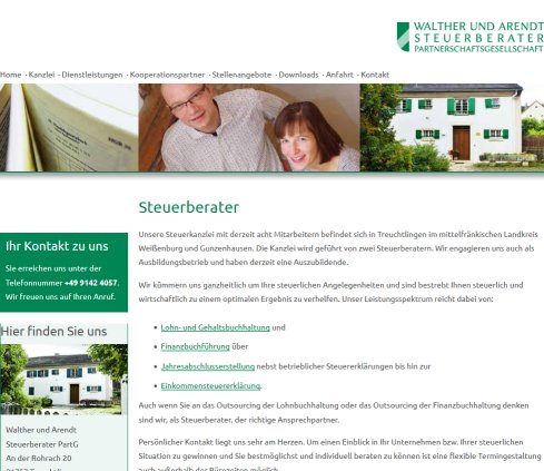 Walther und Arendt Steuerberater PartG Erfahrung Walther und Arendt Steuerberater PartG Öffnungszeit