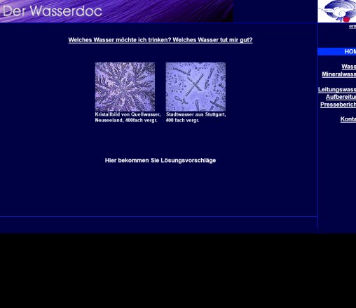 WasserDoc.de   der Wasserdoc * Goldbacherstrasse. 8 * 88662 Überlingen am Bodensee * Telefon: 0700 Hagalis * Fax: 07551 3019995 WasserDoc.de ist ein Projekt der Hagalis AG öffnungszeit
