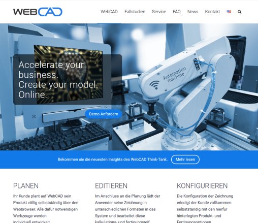 WebCAD - Accelerate your business. Create your model. Erfahrung WebCAD - Accelerate your business. Create your model. Öffnungszeit