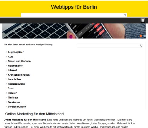 Webtipps für Berlin  öffnungszeit