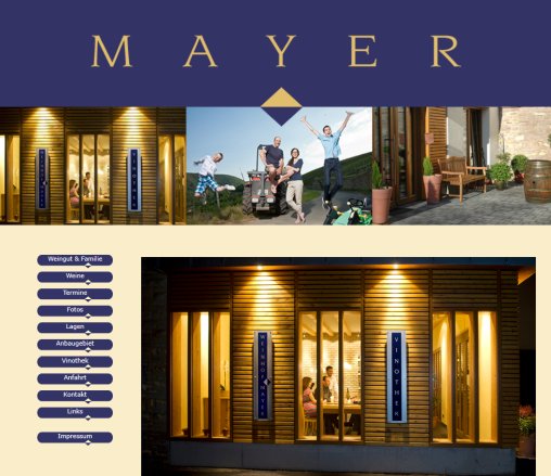 Weinhof Mayer   Willkommen  öffnungszeit