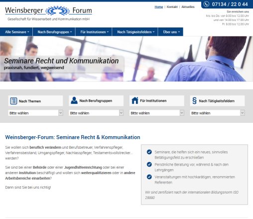 Weinsberger Forum Gesellschaft für Wissensarbeit und Kommunikation mbH Erfahrung Weinsberger Forum Gesellschaft für Wissensarbeit und Kommunikation mbH Öffnungszeit