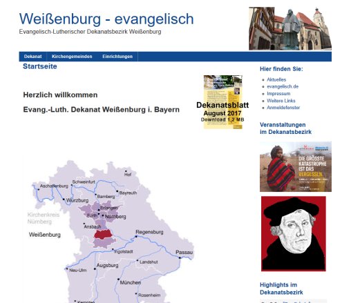 Startseite | Weißenburg   evangelisch  öffnungszeit