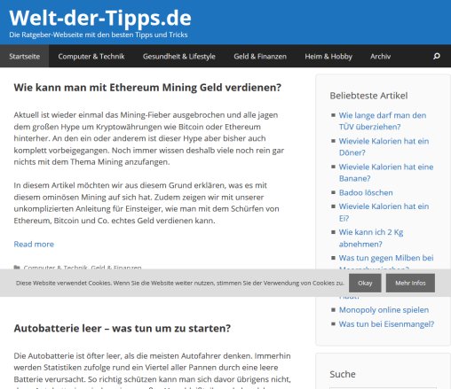 Welt der Tipps Erfahrung Welt der Tipps Öffnungszeit