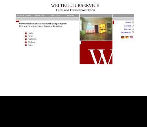 WELTKULTURSERVICE   Film  und Fernsehproduktion   