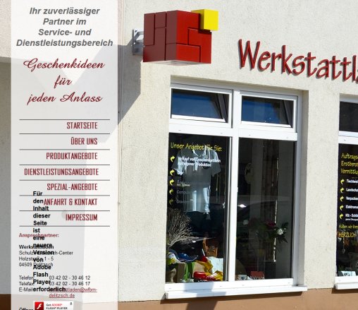 Werkstattladen | Behindertenzentrum des Landkreis Delitzsch gGmbH | Startseite Behindertenzentrum des Landkreises Delitzsch gGmbH öffnungszeit