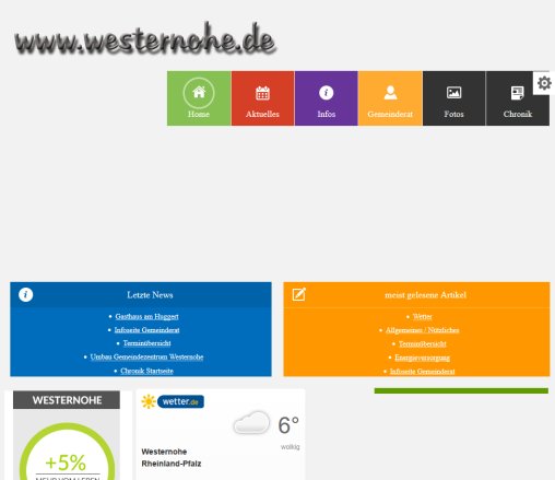 Westernohe.de   www.westernohe.de  öffnungszeit