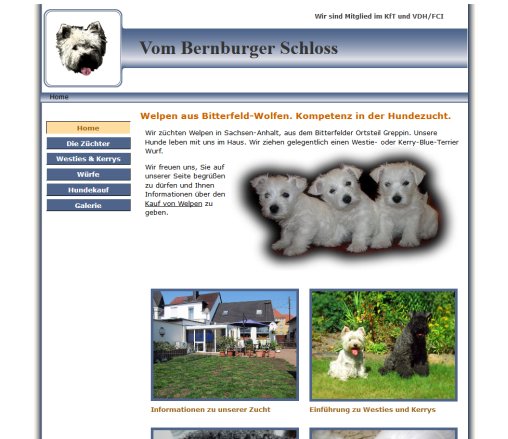 Welpen Terrier und Zucht | Westie und Kerry Blue Terrier aus Bitterfeld Wolfen. Erfahrung Welpen Terrier und Zucht | Westie und Kerry Blue Terrier aus Bitterfeld Wolfen. Öffnungszeit