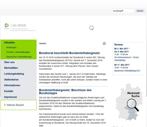 Landesarbeitsgemeinschaft der Werkstätten für behinderte Menschen Bayern e.V. LAG WfbM Bayern e.V. Erfahrung Landesarbeitsgemeinschaft der Werkstätten für behinderte Menschen Bayern e.V. LAG WfbM Bayern e.V. Öffnungszeit