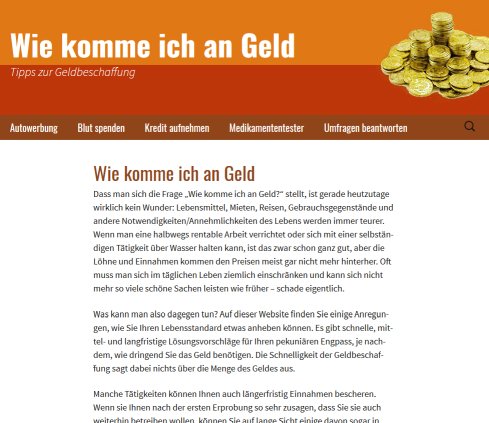 Wie komme ich an Geld Erfahrung Wie komme ich an Geld Öffnungszeit