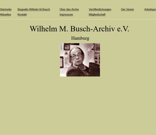 Wilhelm M. Busch   Index  öffnungszeit