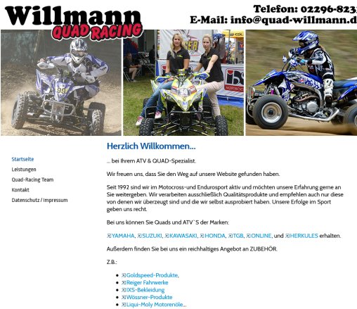 Quad ATV Willmann: Quad ATV Willmann Erfahrung Quad ATV Willmann: Quad ATV Willmann Öffnungszeit