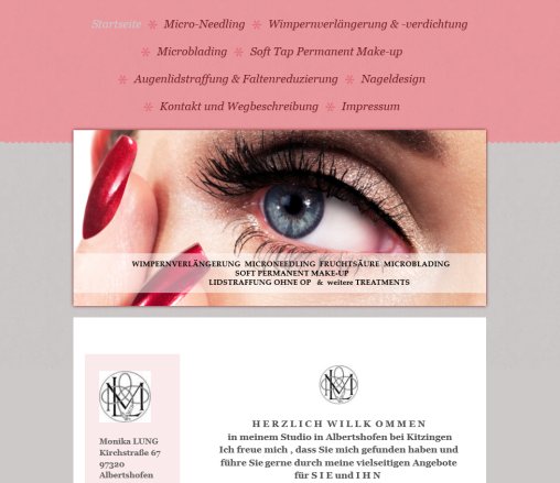 Nageldesign und mehr...  wimpern sensations.de  öffnungszeit