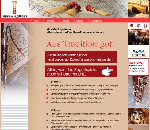 Windeler Fagottrohre prekom Werbe  und Verlags GmbH öffnungszeit