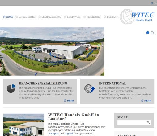 WITEC Handels GmbH Laasdorf / Jena | Home WITEC Handels GmbH öffnungszeit