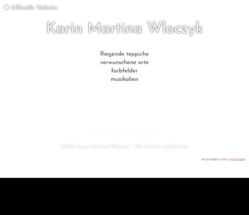 Karin Martina Wloczyk Erfahrung Karin Martina Wloczyk öffnungszeit