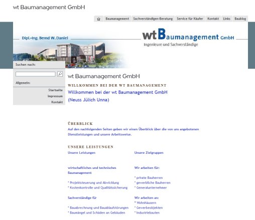 wt Baumanagement GmbH   Ingenieure und Sachverständige  Neuss wt Baumanagement GmbH öffnungszeit