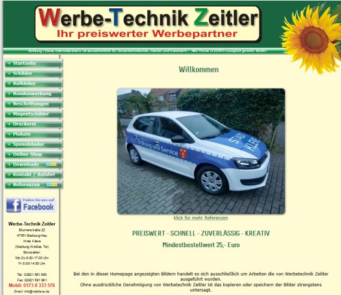 :: Werbe Technik Zeitler Bedburg Hau preiswert > schnell > zuverlässig > kreativ :: Erfahrung :: Werbe Technik Zeitler Bedburg Hau preiswert > schnell > zuverlässig > kreativ :: Öffnungszeit