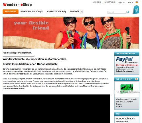 Wunderschlauch | Der Onlineshop f&uuml;r das Gartenwunder  &ouml;ffnungszeit