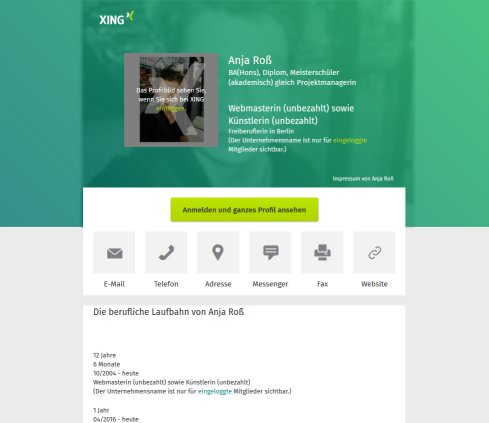 Anja Roß mit Basis Xing Erfahrung Anja Roß mit Basis Xing Öffnungszeit