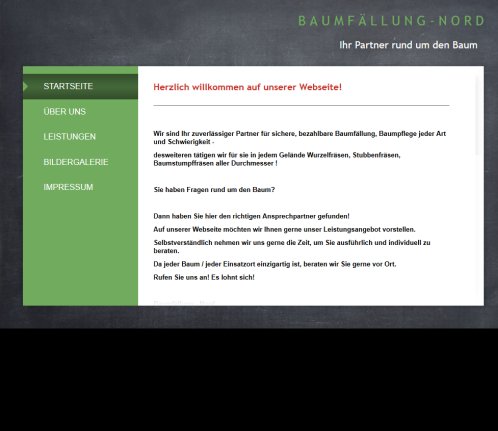 Baumf&auml;llung Nord   Startseite  &ouml;ffnungszeit