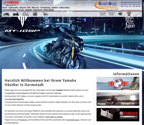 Yamaha in Darmstadt Yamaha Motorräder und Roller  öffnungszeit