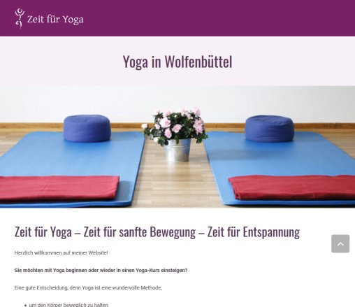 Zeit für Yoga  öffnungszeit