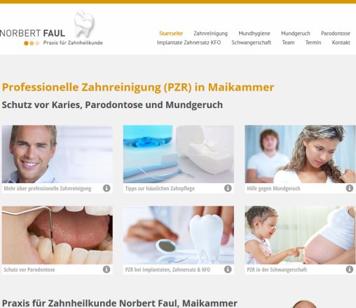 Zahnarzt Maikammer  Norbert Faul   Professionelle Zahnreinigung PZR  öffnungszeit