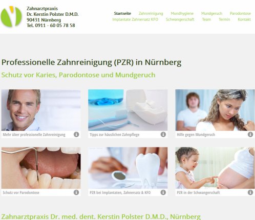 Zahnarzt Nürnberg  Dr. Polster   Professionelle Zahnreinigung PZR  öffnungszeit