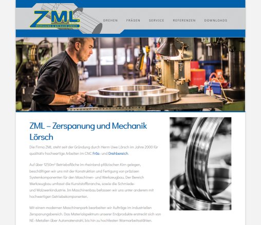 ZML Zerspanung Mechanik Lörsch Ihr starker Partner Erfahrung ZML Zerspanung Mechanik Lörsch Ihr starker Partner Öffnungszeit