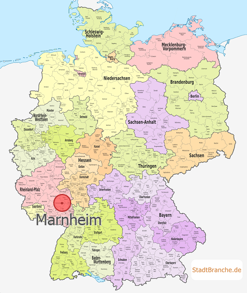 Marnheim Karte Donnersbergkreis Rheinland-Pfalz