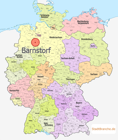Barnstorf Karte Landkreis Diepholz Niedersachsen