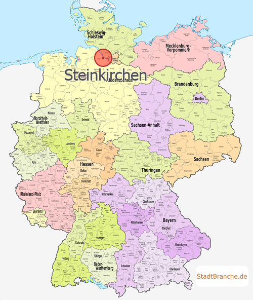 Steinkirchen Karte Landkreis Stade Niedersachsen