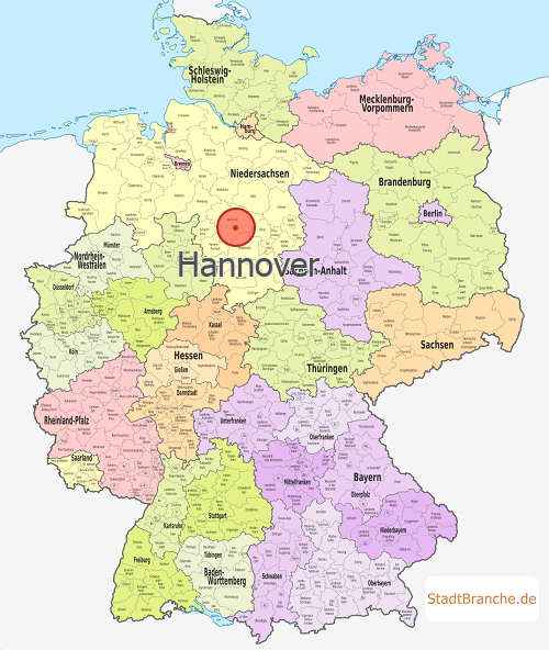 Hannover Karte Landkreis Region Hannover Niedersachsen