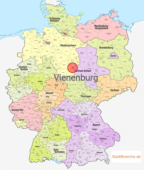 Vienenburg Karte Landkreis Goslar Niedersachsen