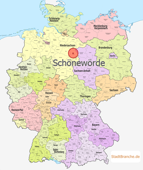 Schönewörde Karte Landkreis Gifhorn Niedersachsen