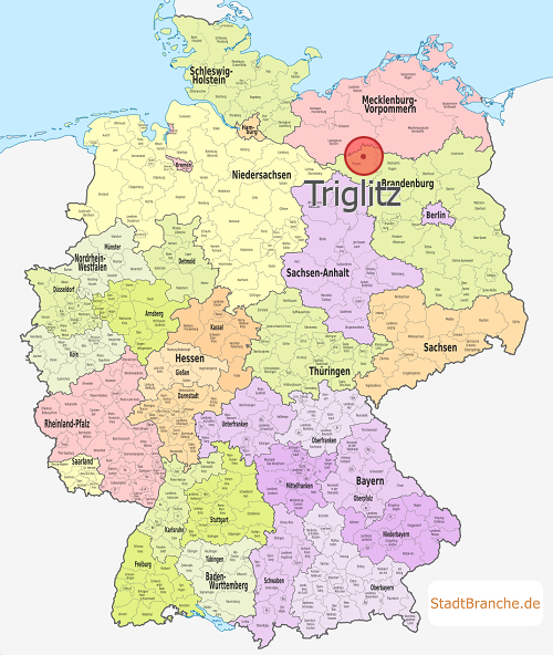 Triglitz Karte Landkreis Prignitz Brandenburg